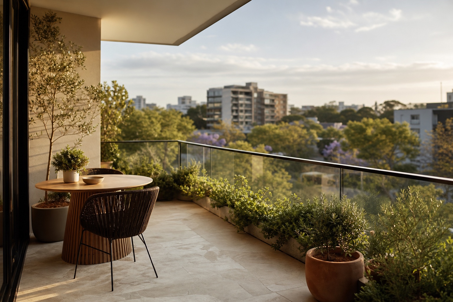Imagem ilustrativa de varanda residencial
