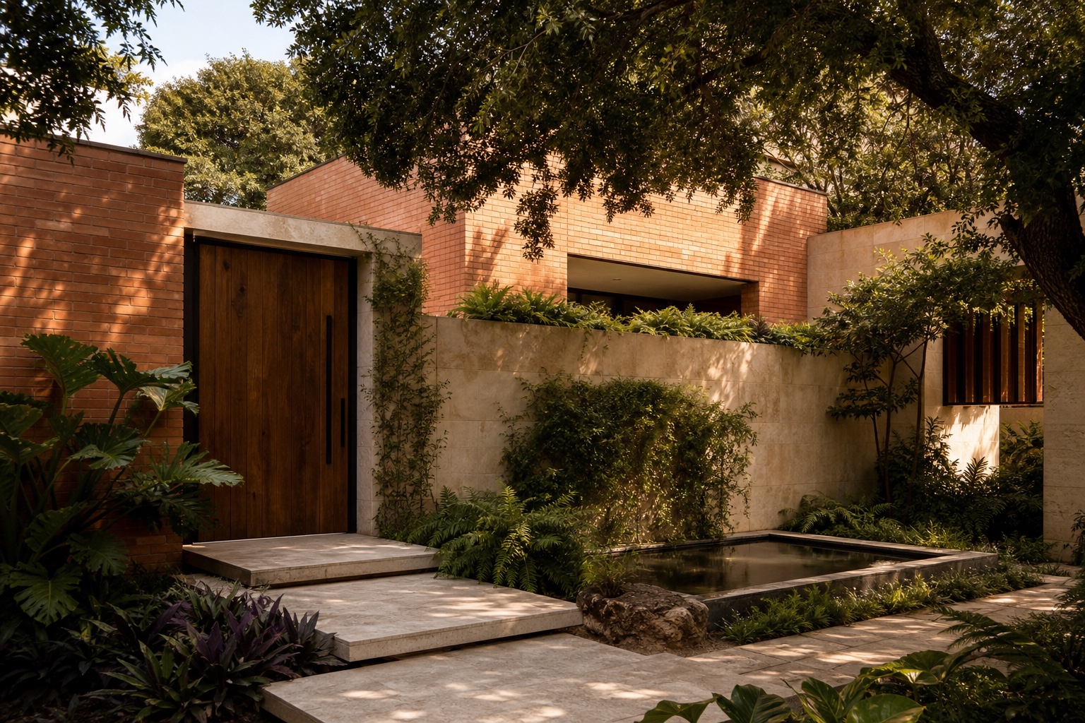 Imagem ilustrativa de casa com jardim